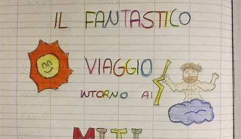Quaderno di italiano classe 3^ il mito | Blog di Maestra Mile