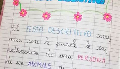 Risultati immagini per testo descrittivo scuola primaria | Scuola