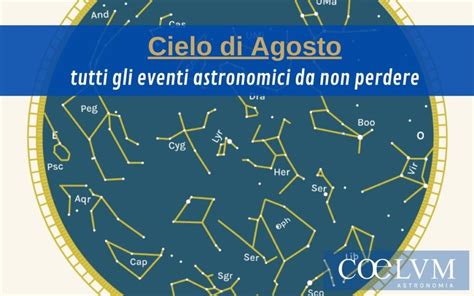 il cielo di agosto 2023