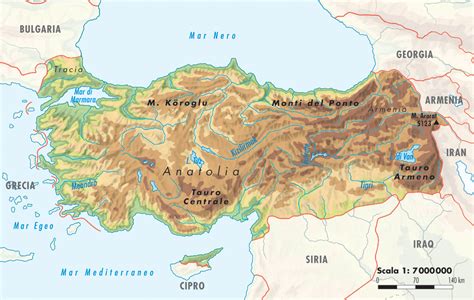 il territorio della turchia