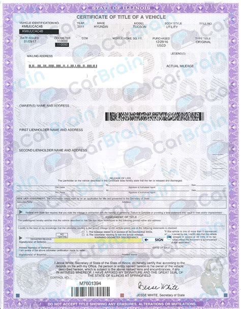 il title transfer cost