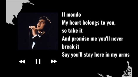 il tuo mondo lyrics