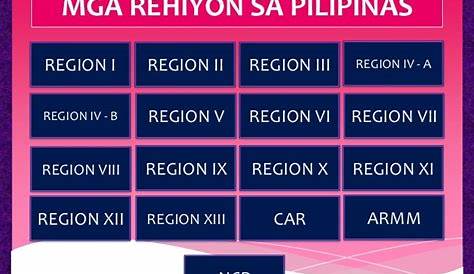 Ilan Ang Bilang Ng Rehiyon Sa Pilipinas - Mobile Legends
