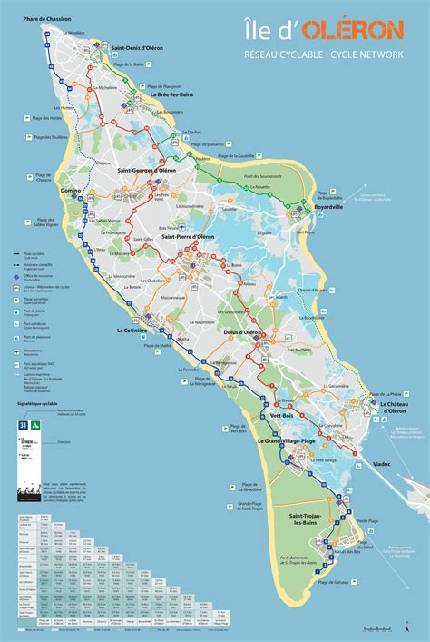 Carte Ile d Oléron » Vacances Guide Voyage