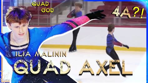 ilia malinin first quad axel you tube