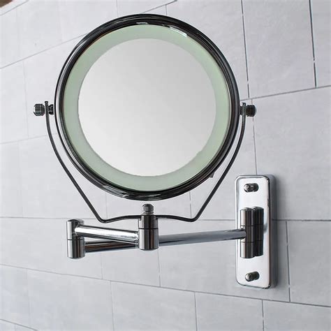 illuminated bathroom shaving mirrors