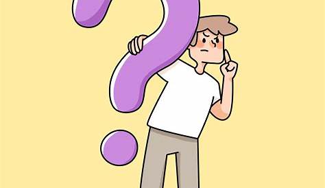 Illustration Questions Free Vector Flat People Asking