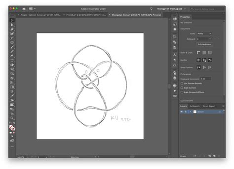 Illustrator Drawing Knots