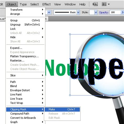 Illustrator Magnifying Glass Tool