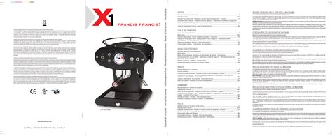 Illy X1 Manual