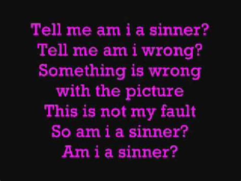 im a lover im a sinner song