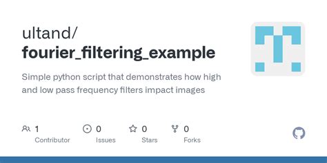 Image Filtering Python Example