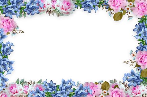 Image Frame Border Flower