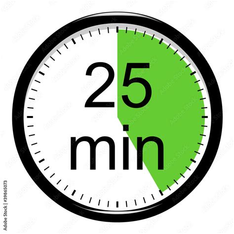 image of 25 minute timer