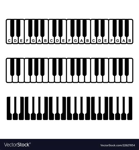 image of piano keyboard layout