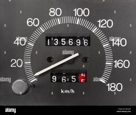 Image Of Speedometer And Odometer