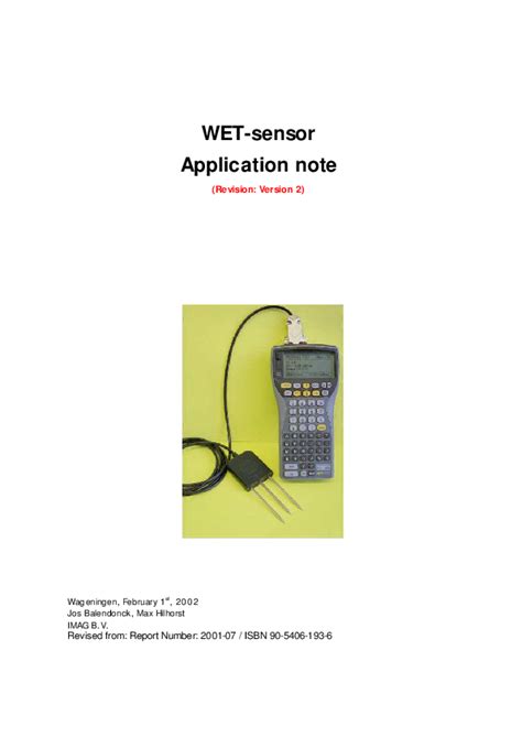 Image Sensor Application Note