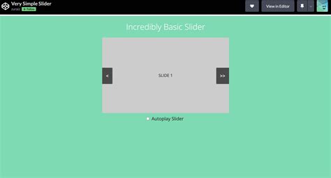 image slider html example