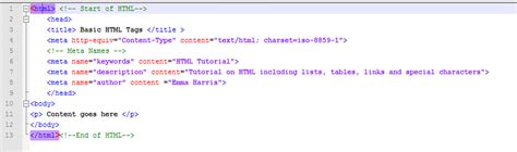 image tag in html example program