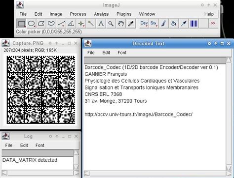 imagej barcode reader