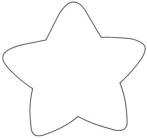 imagem de estrela molde
