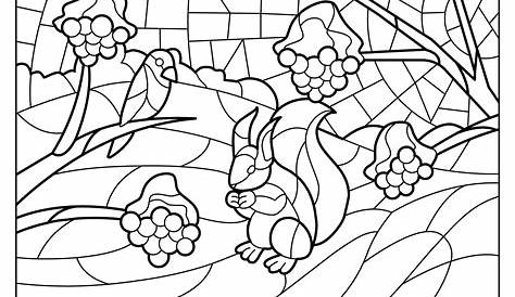 Creative Haven Animal Mosaics: Jessica Mazurkiewicz Cat Coloring Page