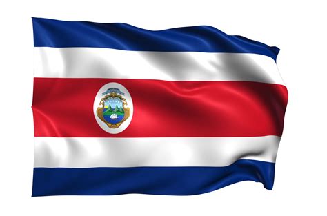 imagen de bandera de costa rica