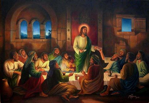 imagen de ultima cena de jesus