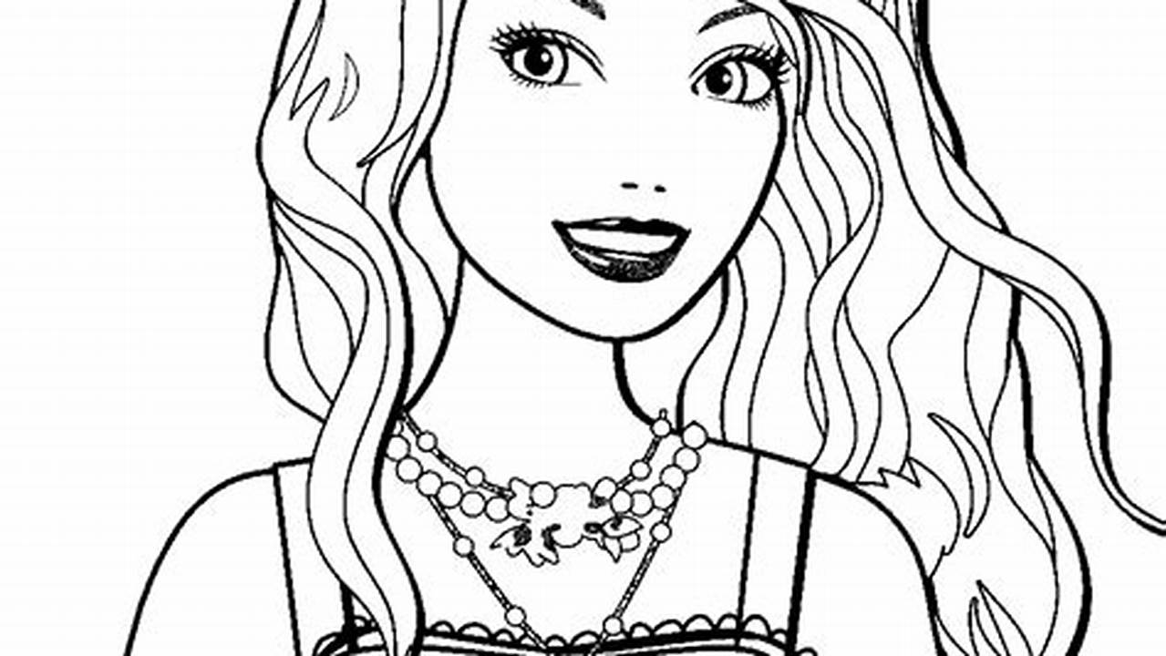 Unleash Your Creativity: Discover a World of Barbie Coloring Pages