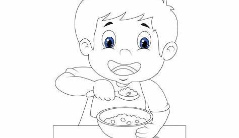 Actualizar 240+ imagen dibujos de niños comiendo frutas