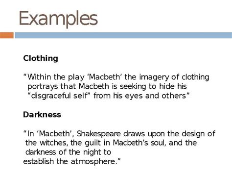 Imagery Examples In Macbeth