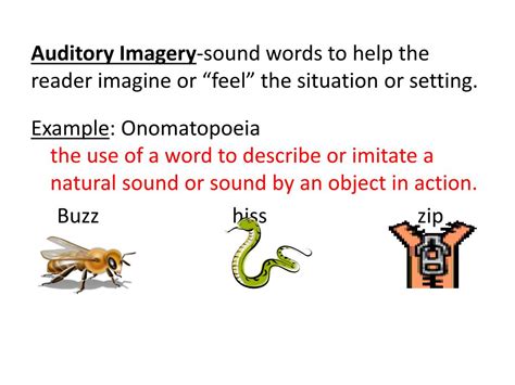 Imagery Examples Sound