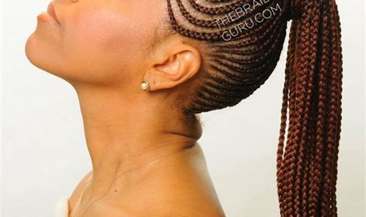 Discover the Allure of Cornrows in a Ponytail: A Visual Exploration