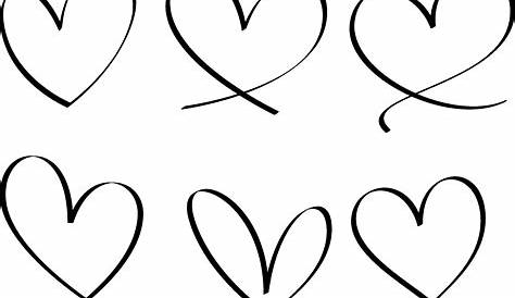 Free Vector | Hand drawn hearts