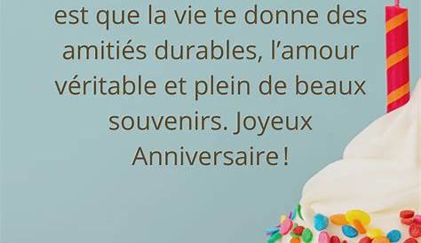 Pour un anniversaire