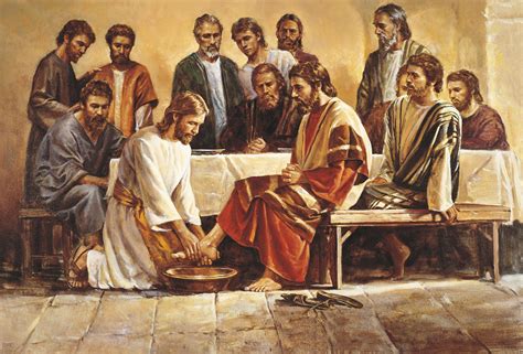 images of christ washing the disciples feet