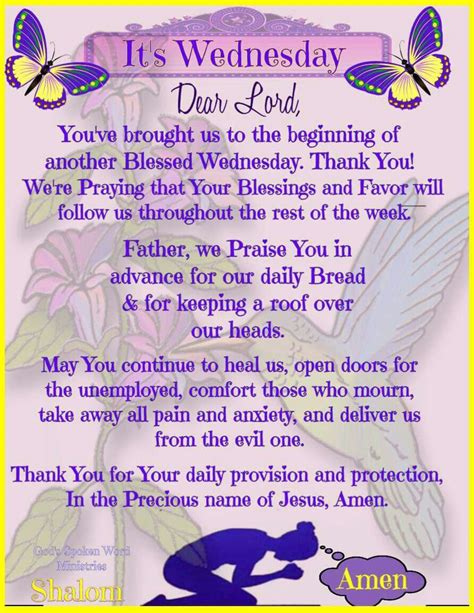 images of daily prayer wednesday poems