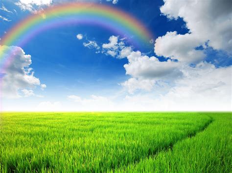 images of rainbow sky and nature