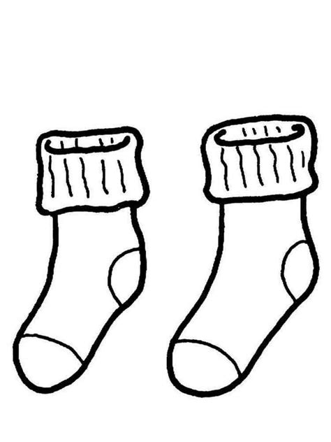 images of socks to color
