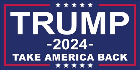 images of trump 2024 signs
