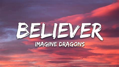 imagine dragons - believer lyrics in english