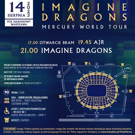 imagine dragons 2023 warszawa bilety