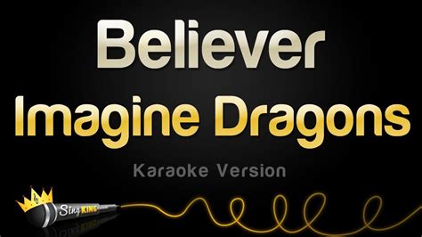 imagine dragons believer karaoke
