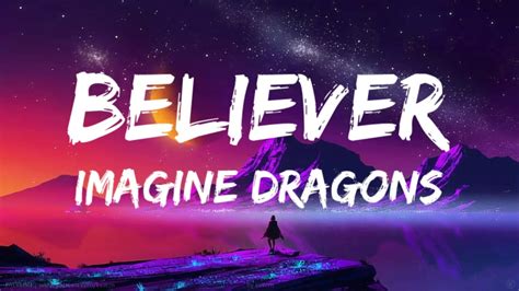 imagine dragons believer text