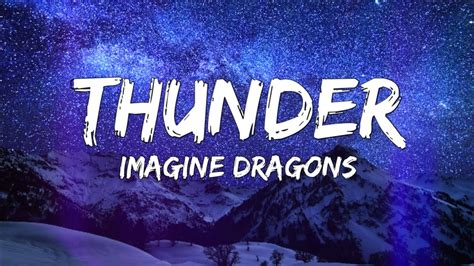 imagine dragons lyrics thunder