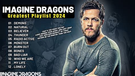 imagine dragons playlist 2024