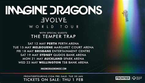 imagine dragons tour australia