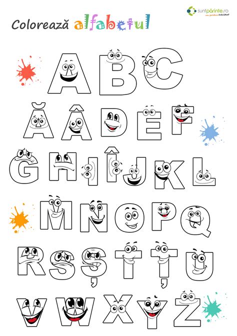 imagini cu literele alfabetului