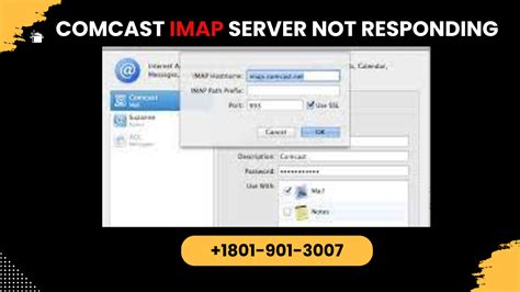 imap email comcast net is not responding