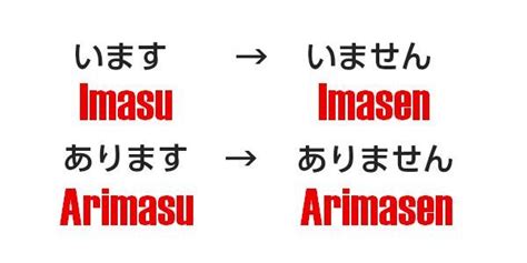 Perbandingan Imasen dan Arimasen